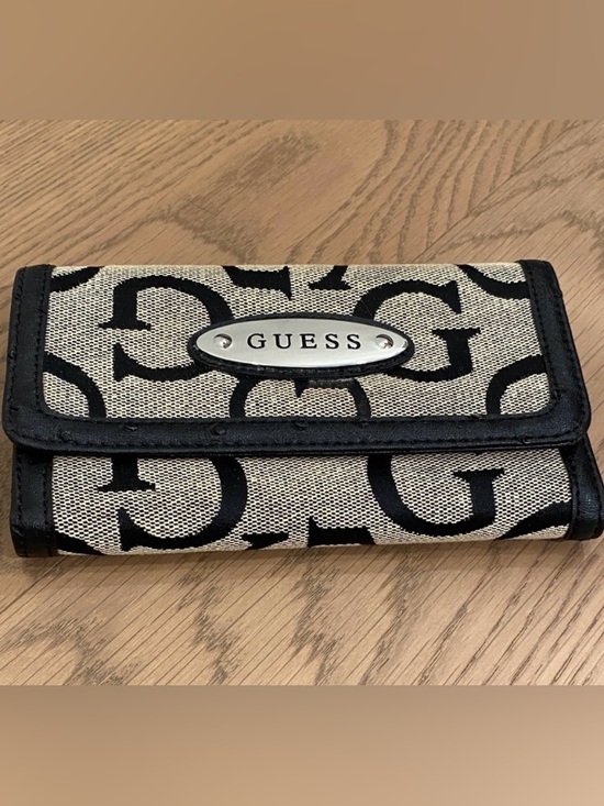 Guess Accessories - GUESS Black and Tan Wallet